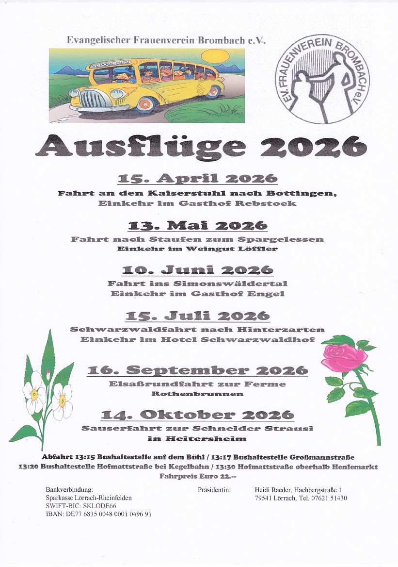Ausflge 2026